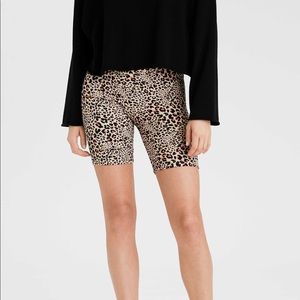 AE Highest Rise Leopard Bike Short